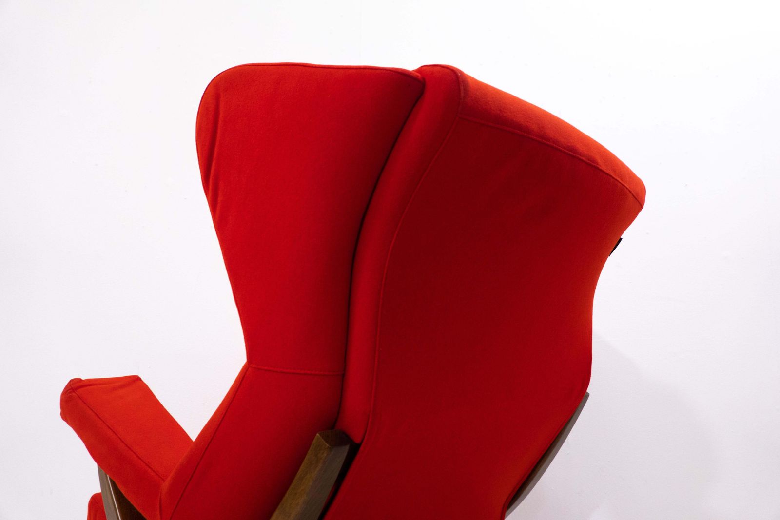 Mid Century Modern Red Armchair Fiorenza By Franco Albini For Arflex, Italy photo buy