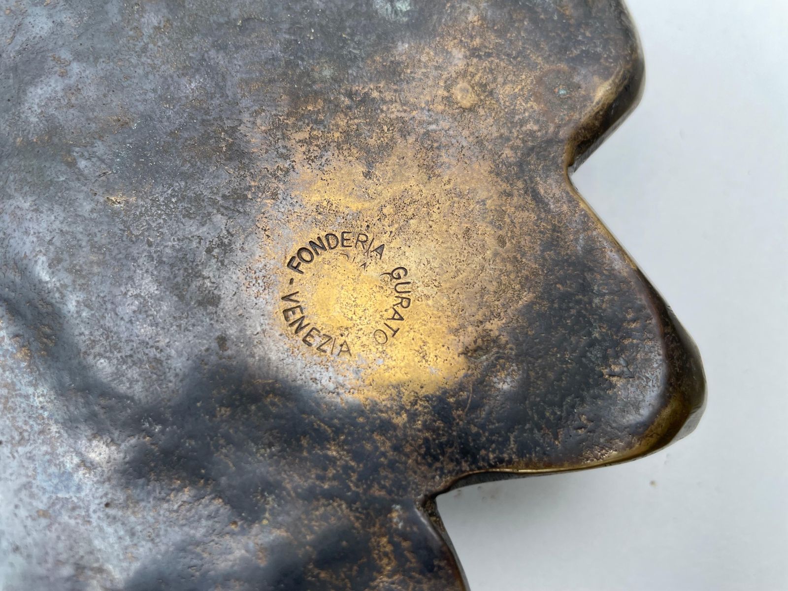 Vide Poche, Art Nouveau Period, In Bronze With Gold And Black Patina photo 365.0