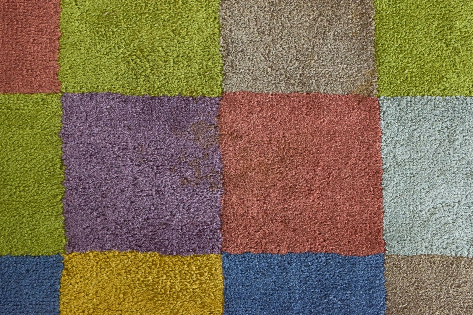 photo furniture Colourful Chequered Handwoven Rug