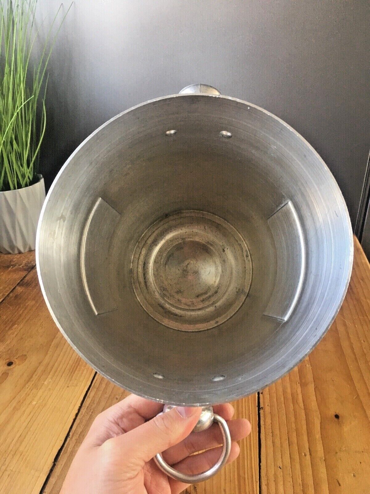 photo furniture Vintage 60's French Champagne Dry Monopole Aluminium Ice Bucket Bottle Cooler
