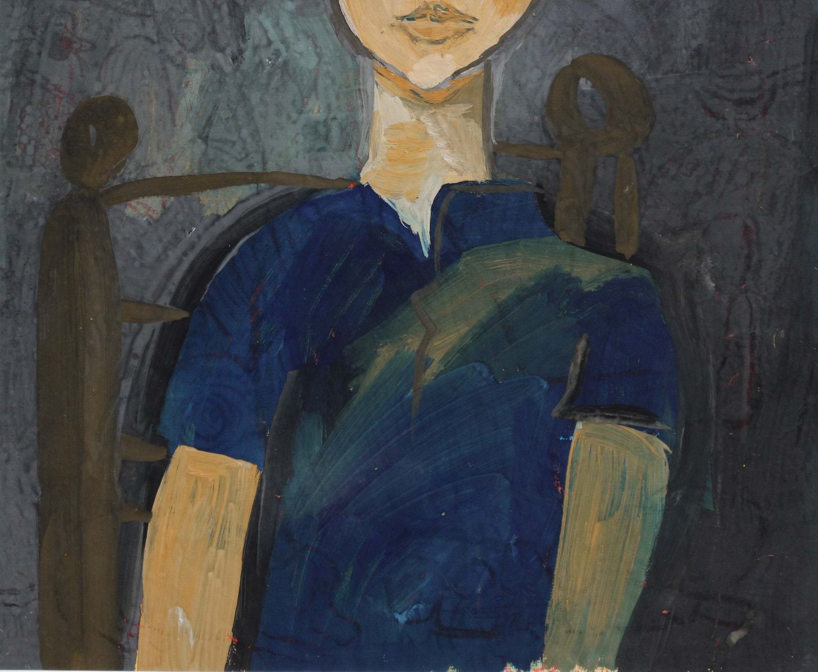 photo buy 'Portrait Of Boy In A Chair' By Raymond Debiève (Circa 1960s)