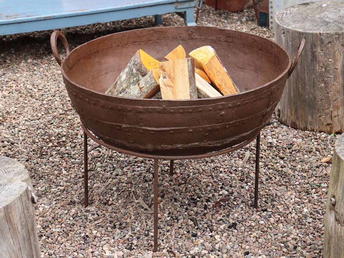 Kadai Fire Bowl   Extra Large   72cm photo Home Fixtures