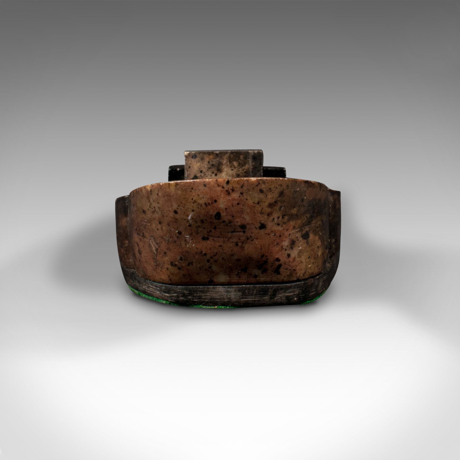Antique Ornamental Mausoleum, Chinese Soapstone, Burial Memento, 1900 photo buy
