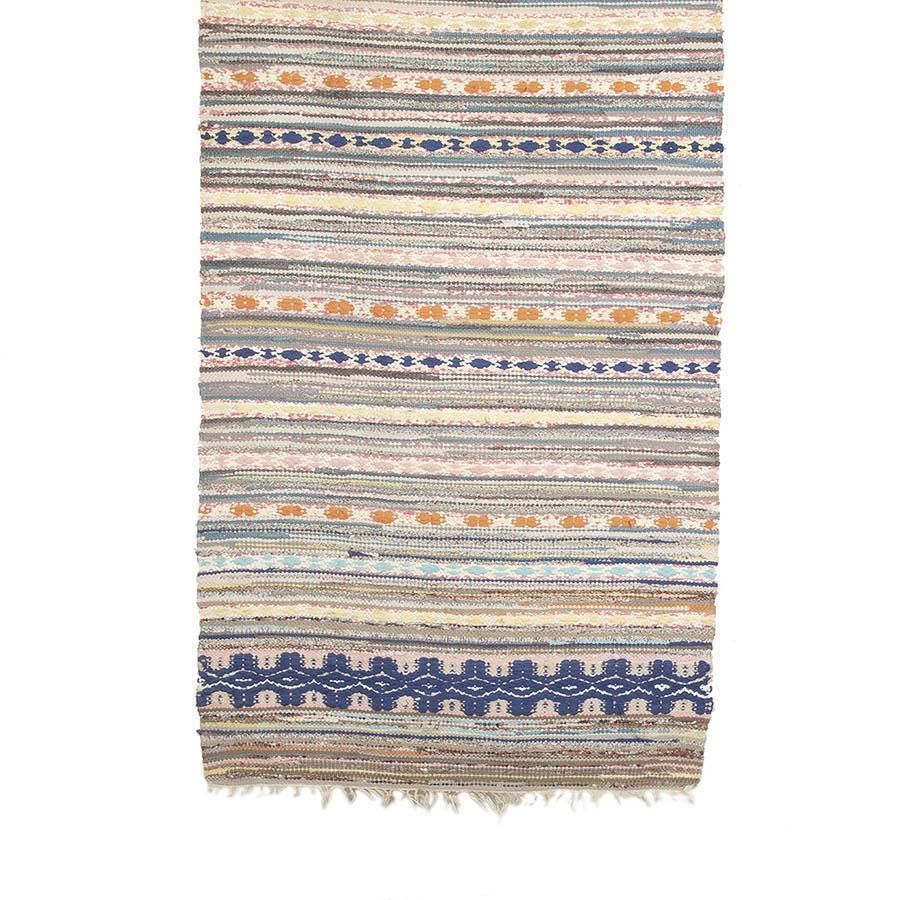 20th Century Swedish Rag Rug, Early 20th Century photo Textiles