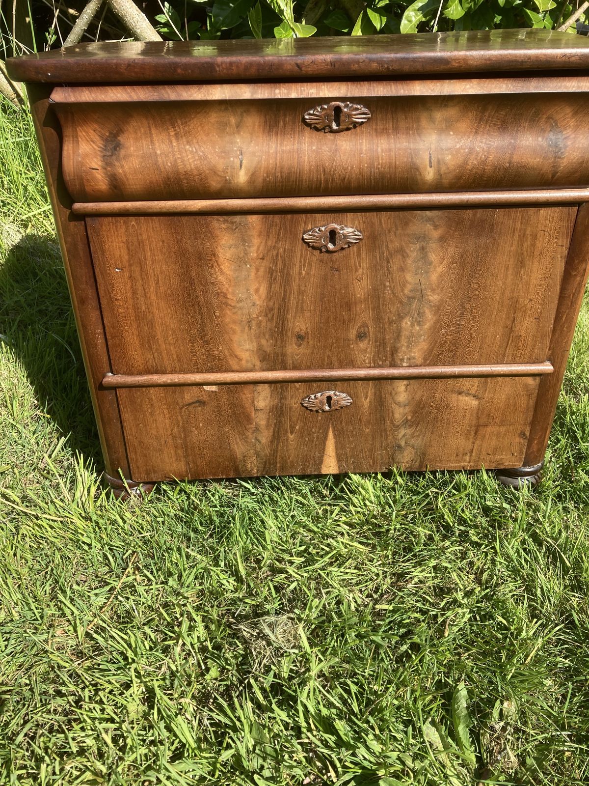 Walnut Continental Chest Of Drawers photo 295.0