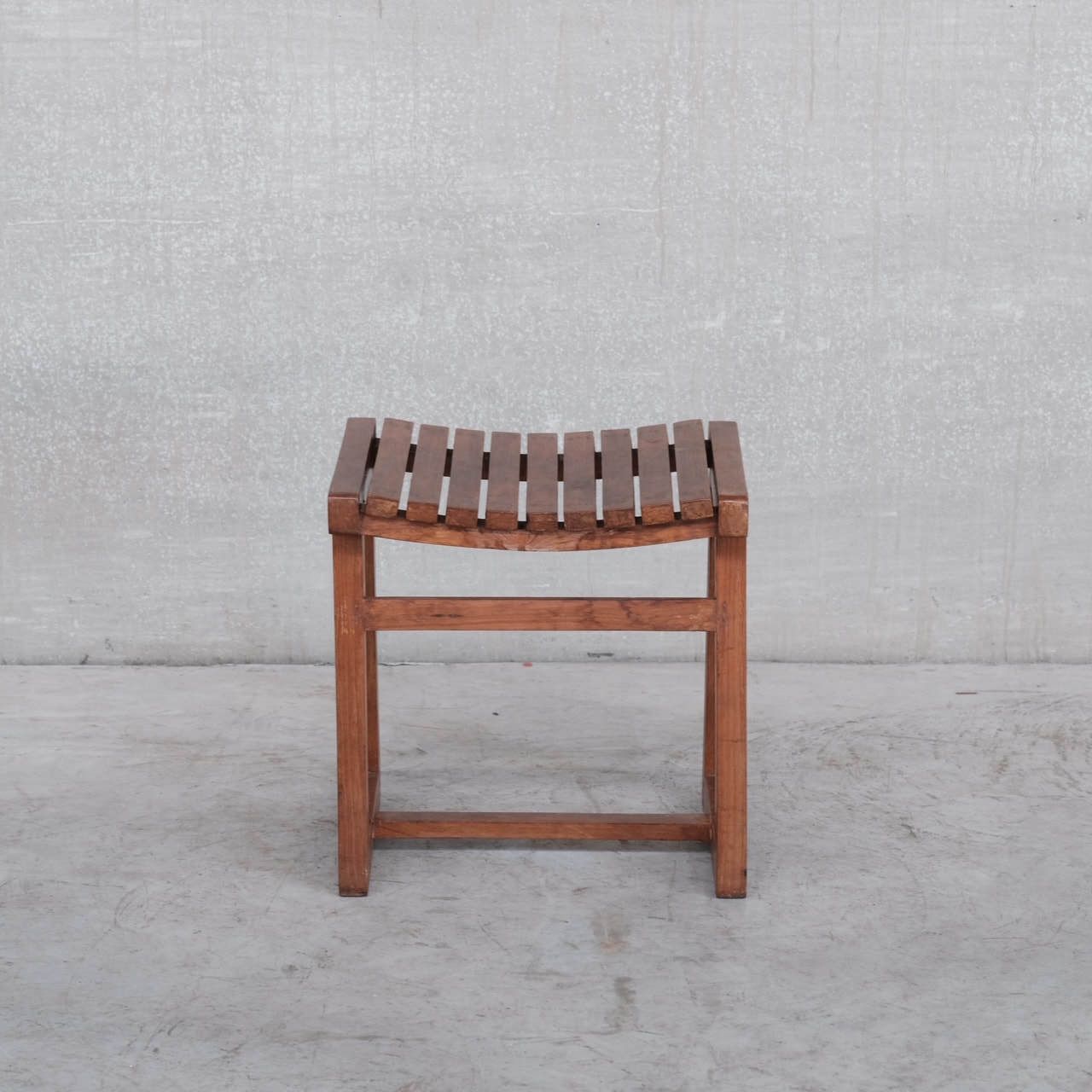 Pair Of Pierre Jeanneret Teak Stools Pj 011029 photo Furniture
