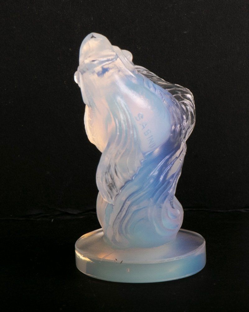 French Art Deco Opalescent Glass Fish By Sabino C.1930 photo Art