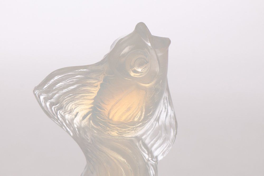 French Art Deco Opalescent Glass Fish By Sabino C.1930 photo buy