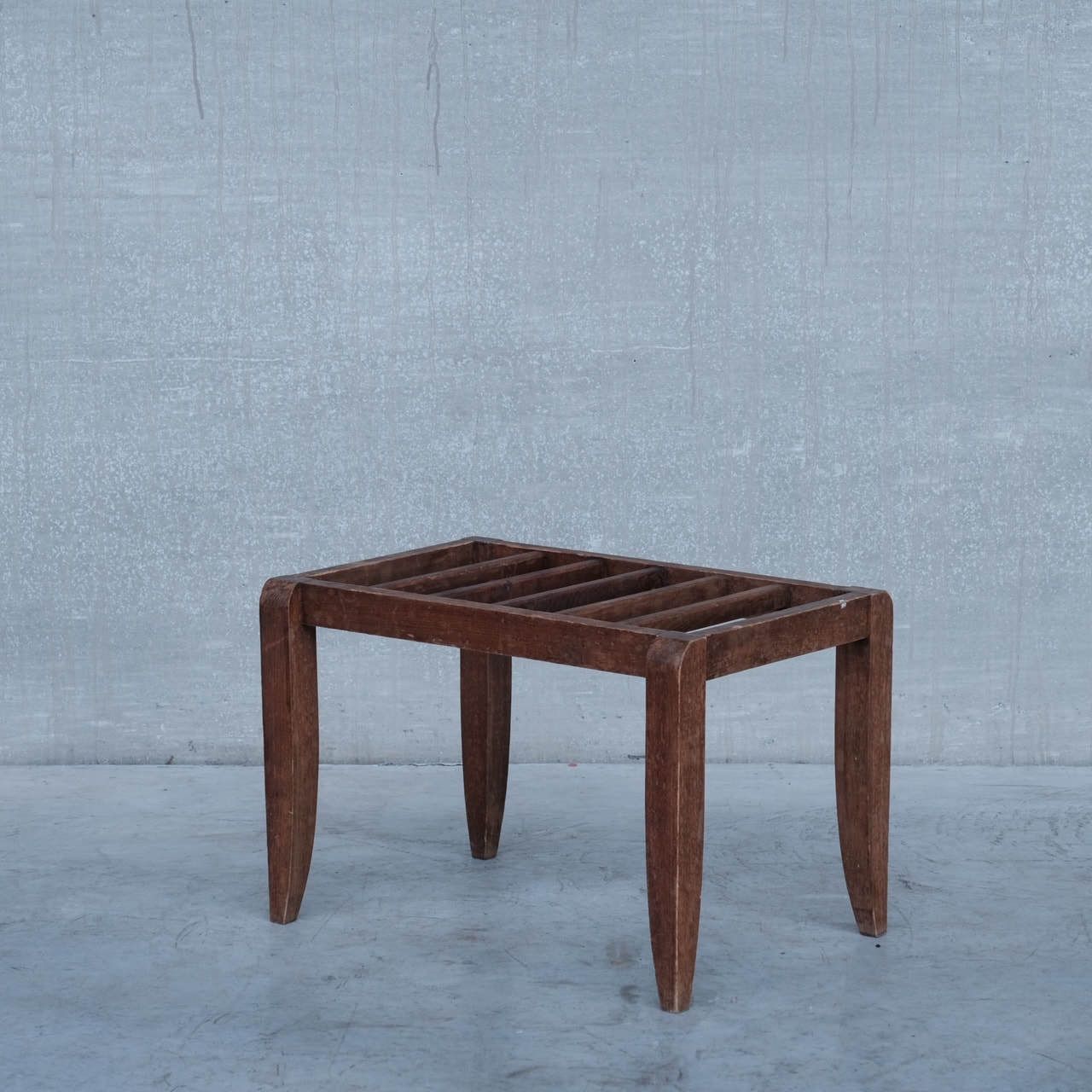 French Mid Century Wooden Luggage Racks (10)