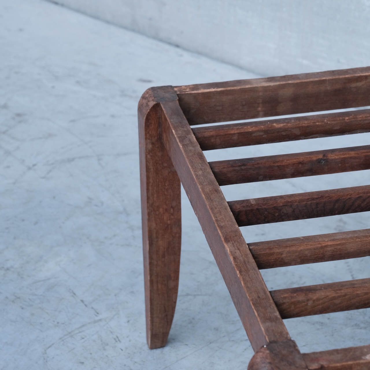 French Mid Century Wooden Luggage Racks (10) photo vinterior