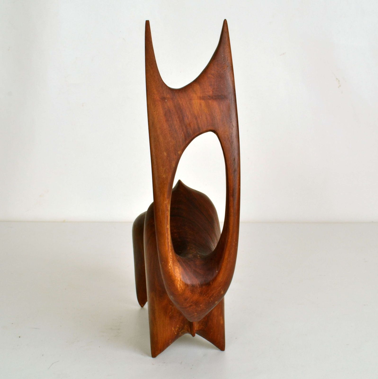 Sculpture Of Buffalo Or Bull Carved In Hardwood photo Art