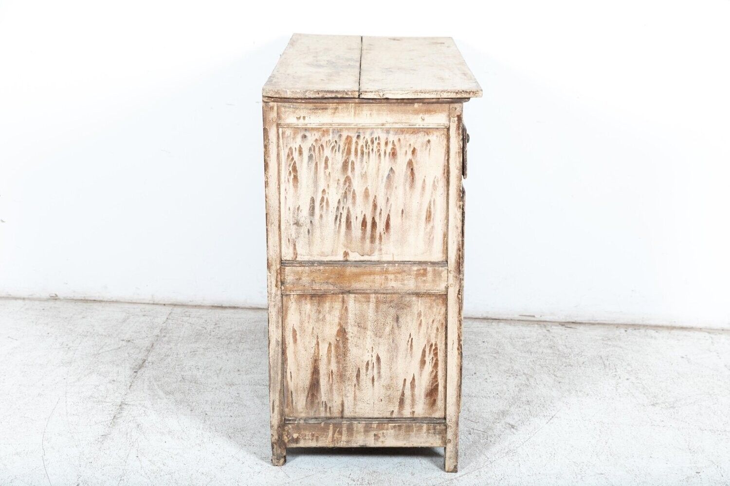 Furniture Early 19th French Provincial Fruitwood Painted Buffet photo