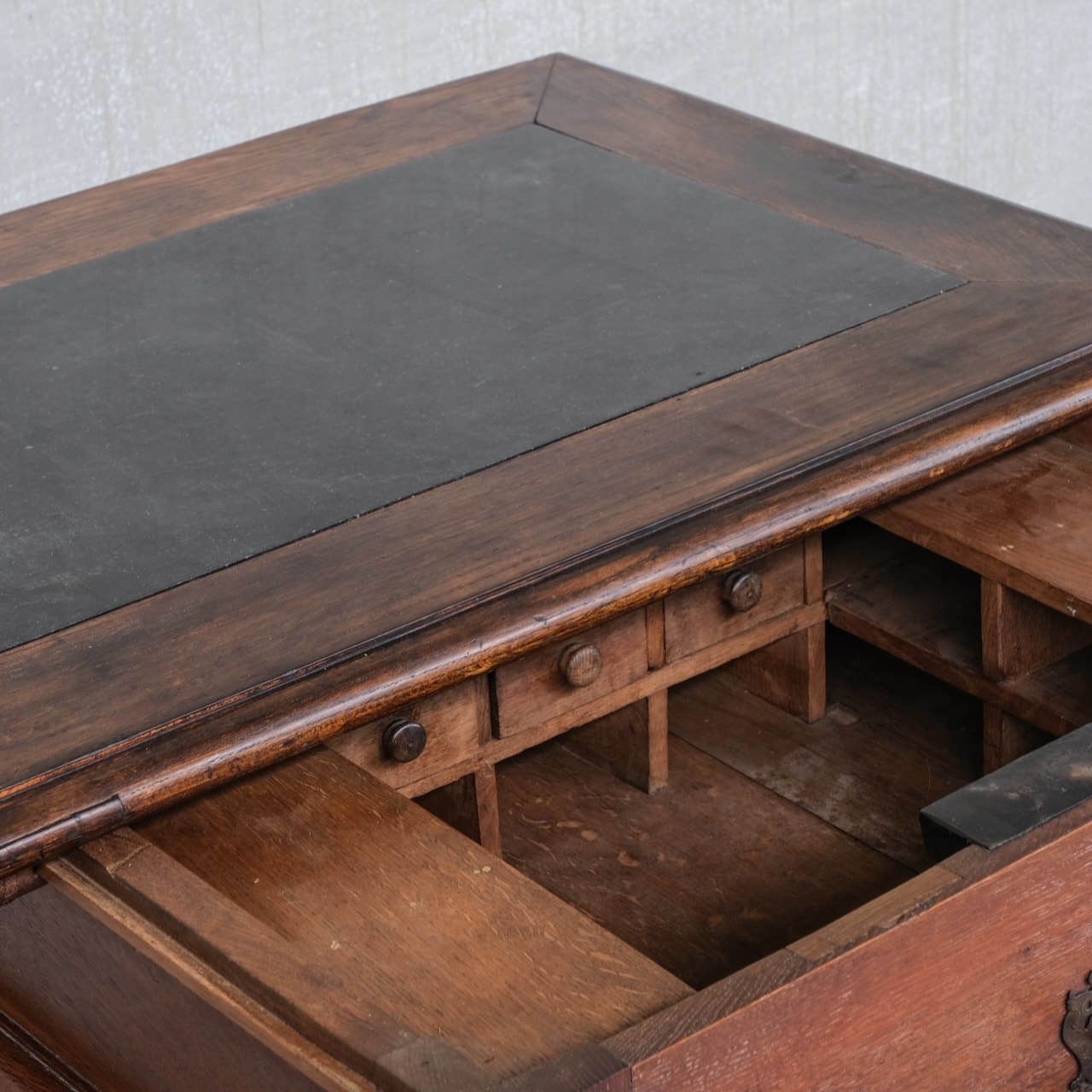 Antique Italian Money Changers Desk With Hidden Storage photo furniture