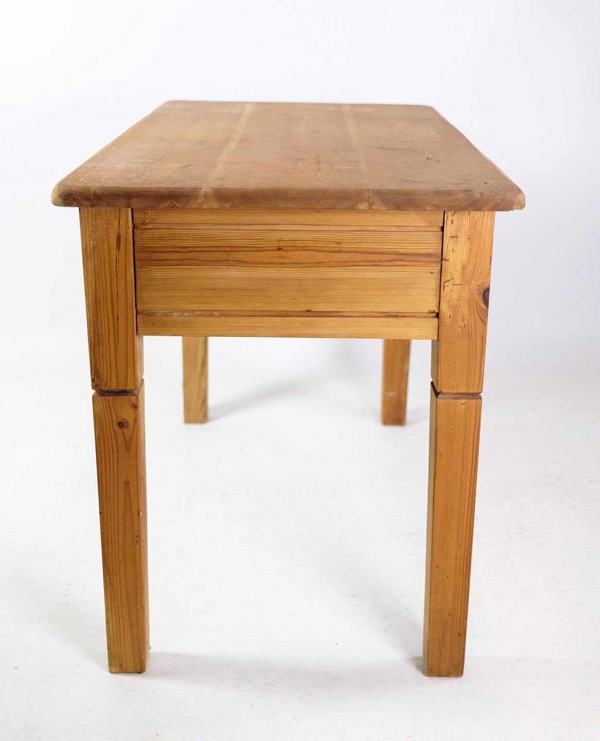 Side Table, Pine Wood, 1920s photo vintage