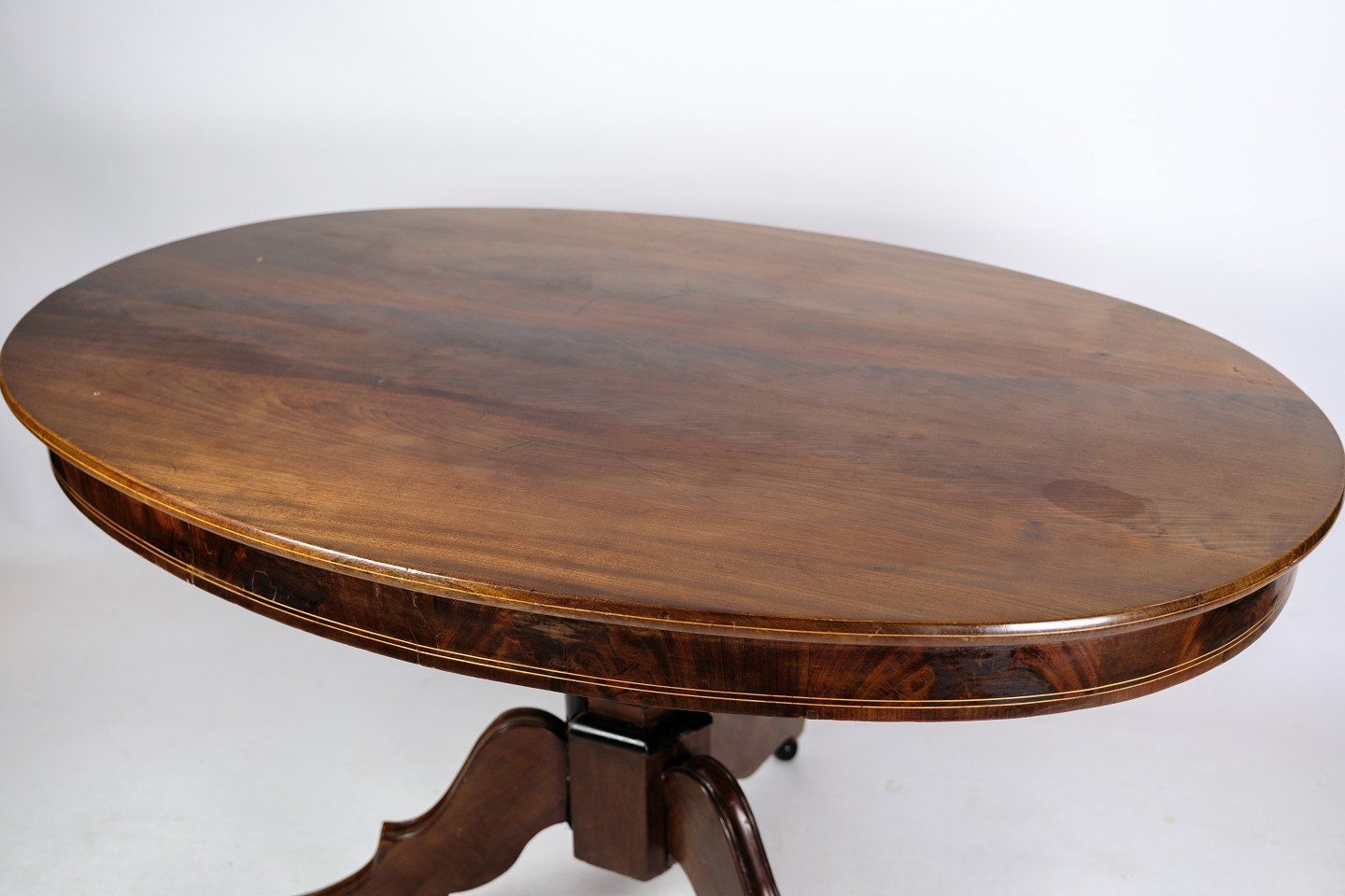 Dining Table Made In Mahogany, Late Empire, 1840 photo furniture