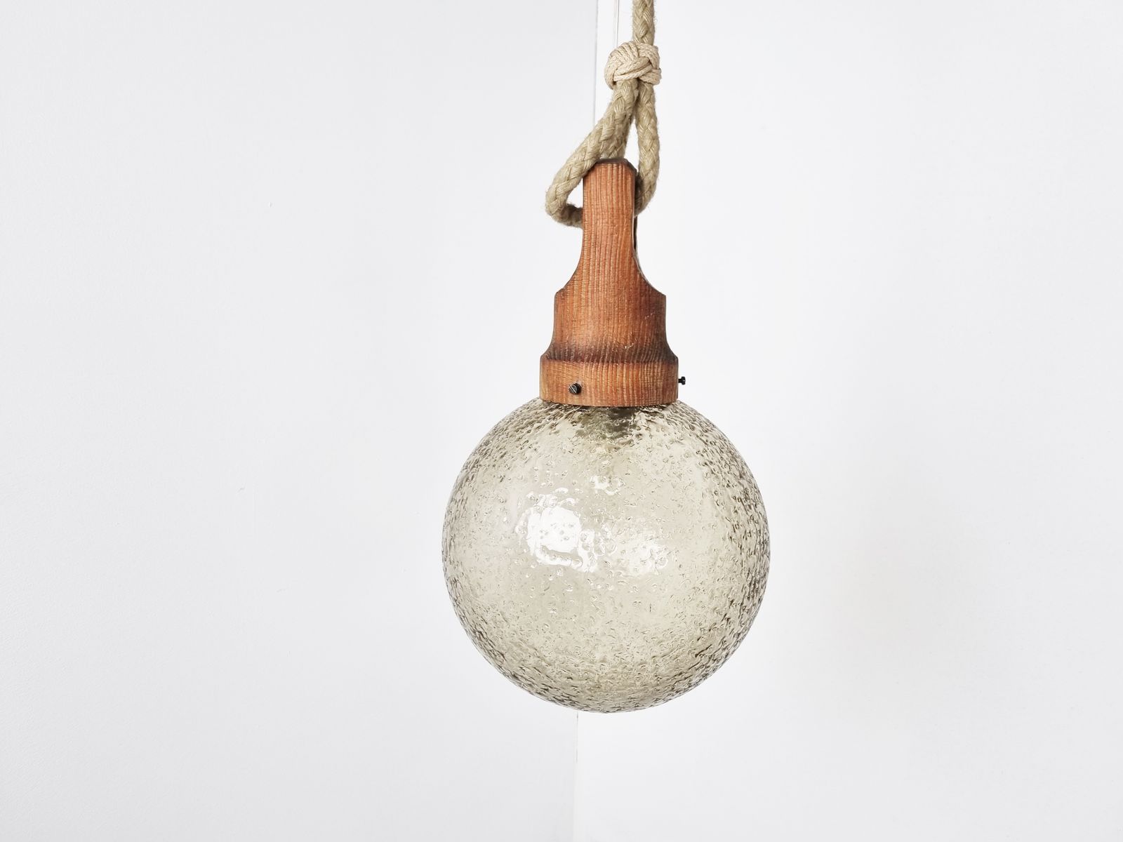 Vintage Glass Pendant Lights By Hustadt Leuchten, 1960s