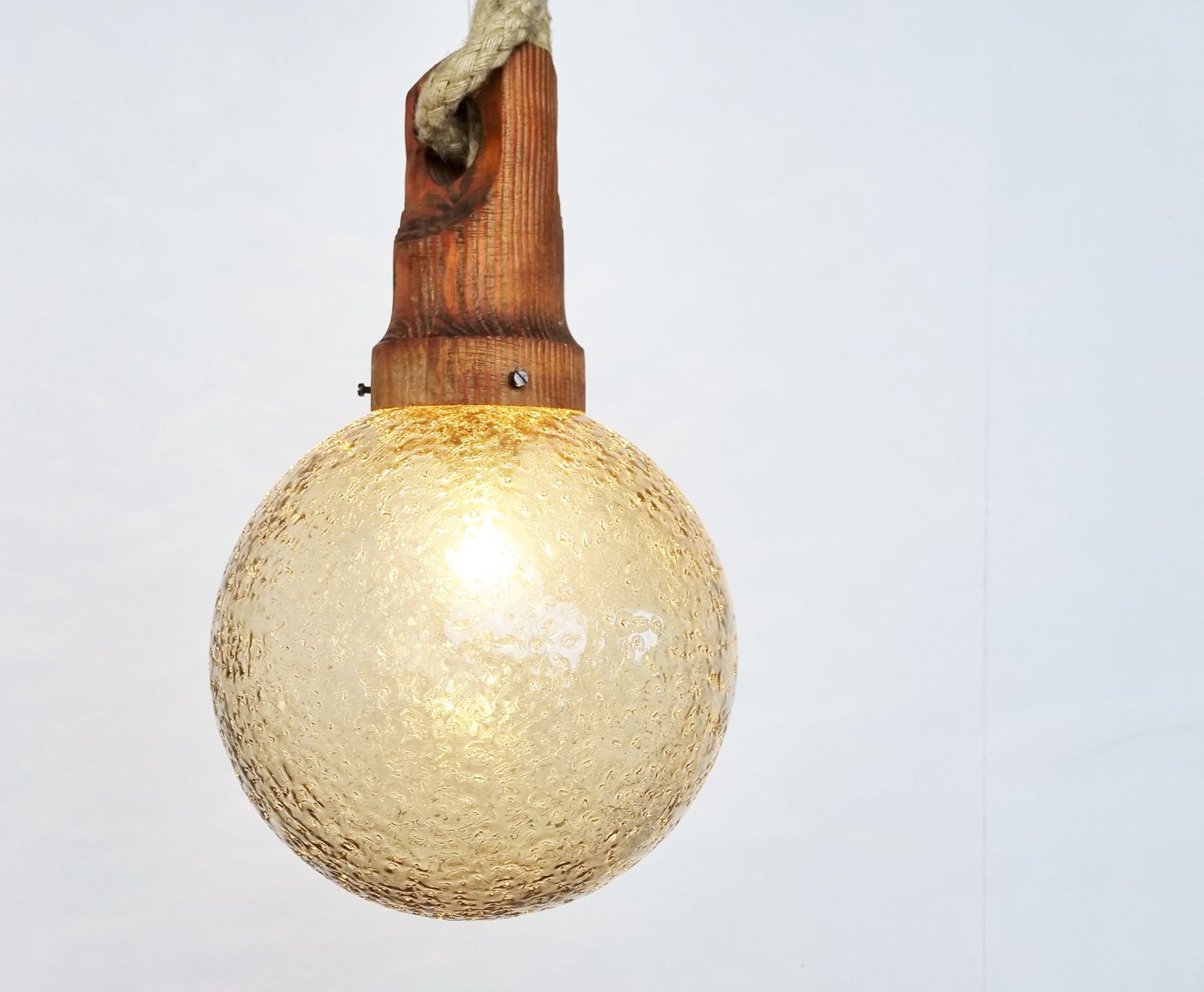 photo furniture Vintage Glass Pendant Lights By Hustadt Leuchten, 1960s