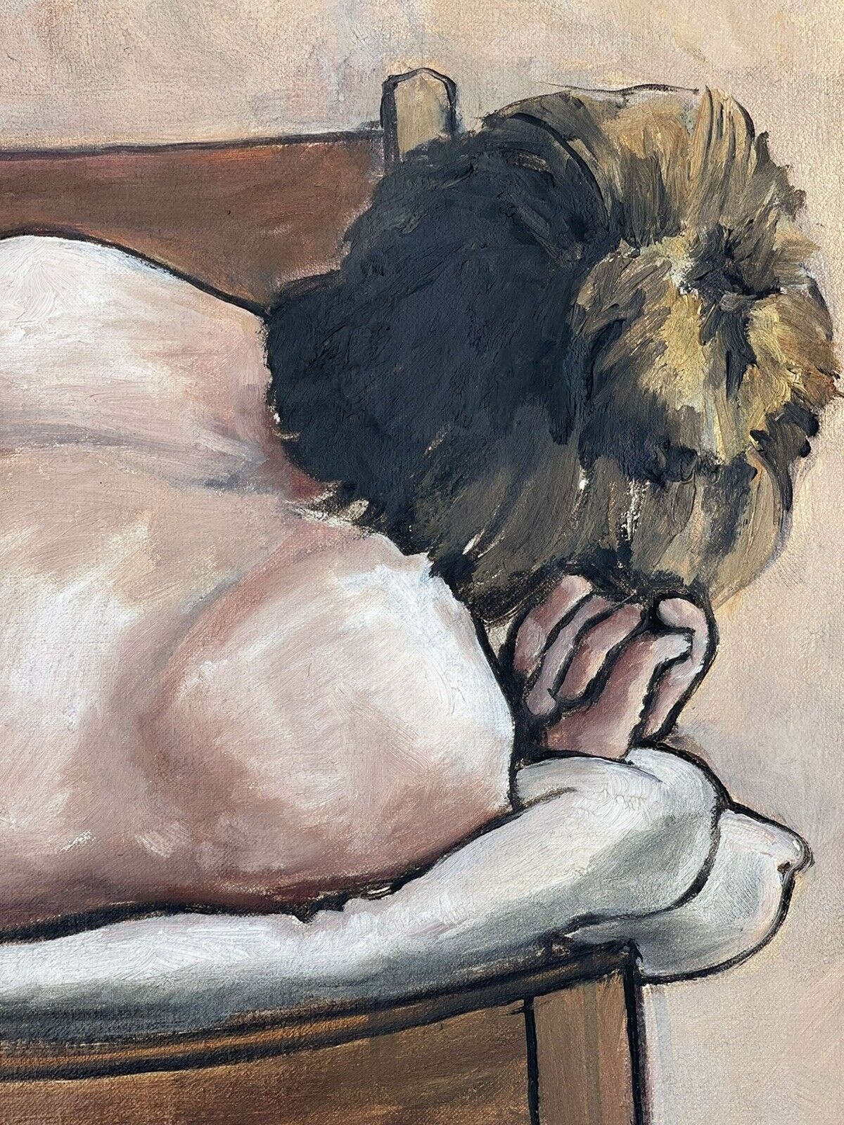 Reclining Nude By Jane Wheeler photo furniture