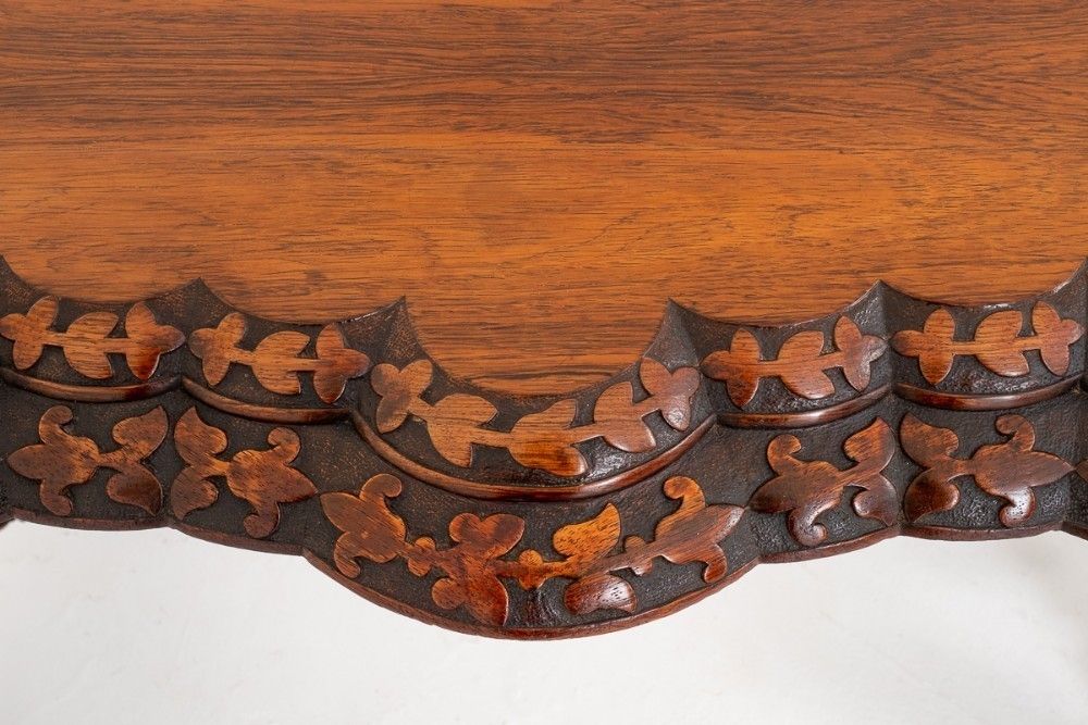 Irish Centre Table   Antique Rosewood Circa 1860 photo 3240.0