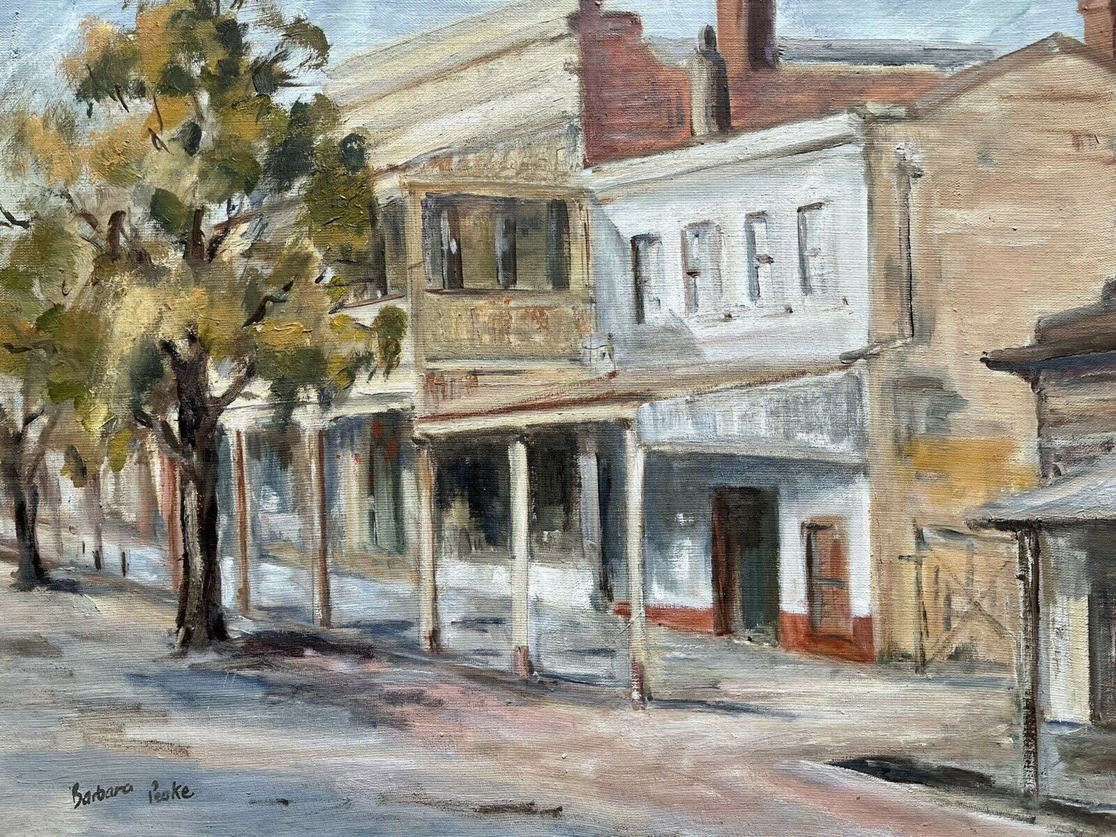 Barbara Peake Australian Street Scene photo vinterior