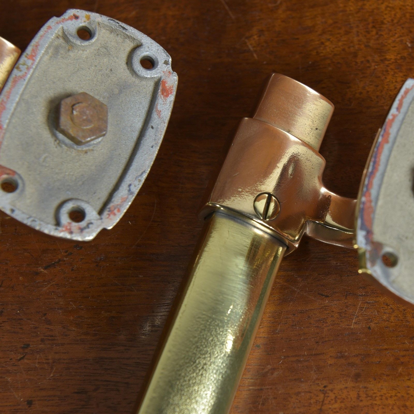 Antique Deco Brass Door Handles photo 325.0