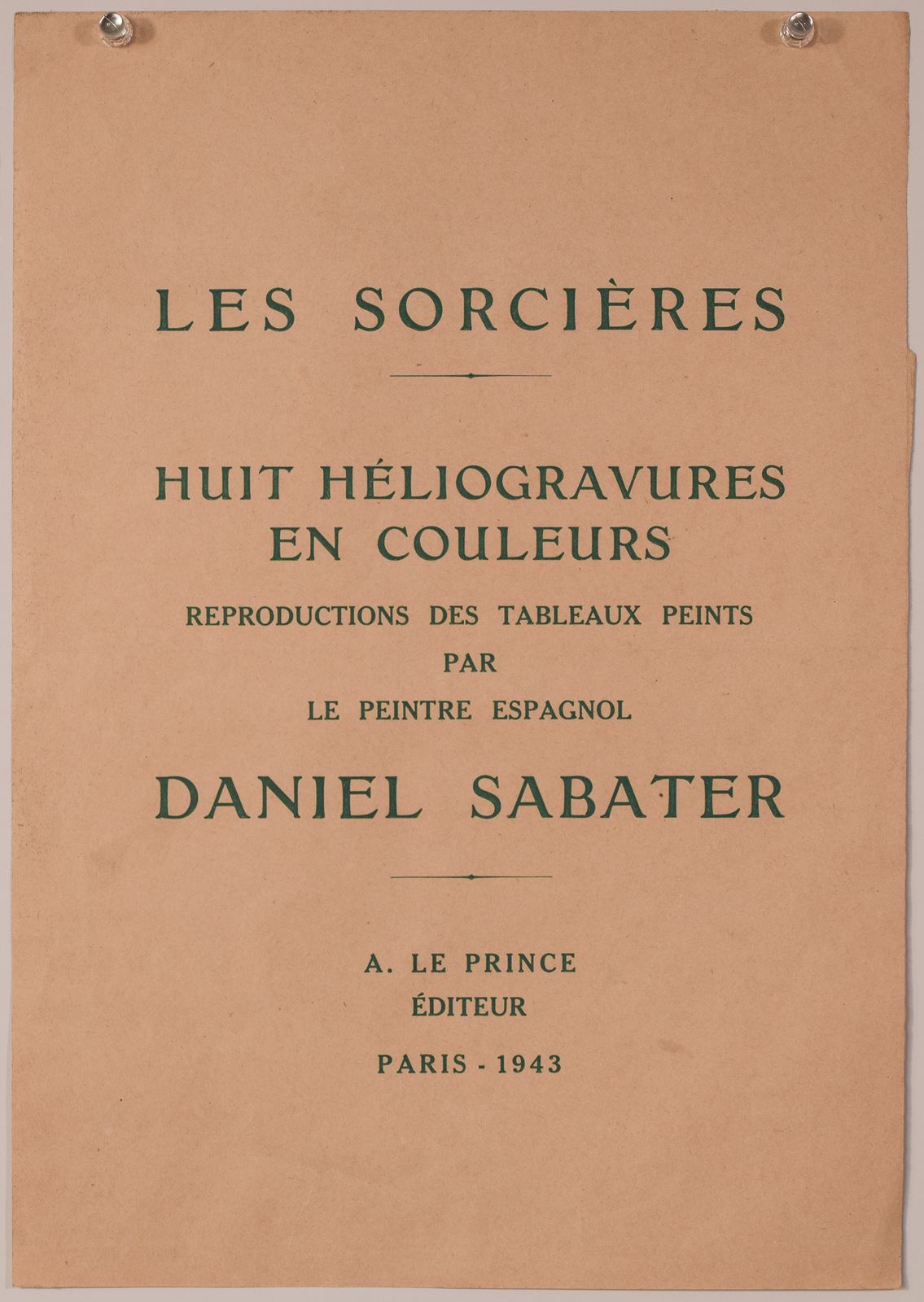 Daniel Sabater Portret, Jaren 1940 photo Kunst
