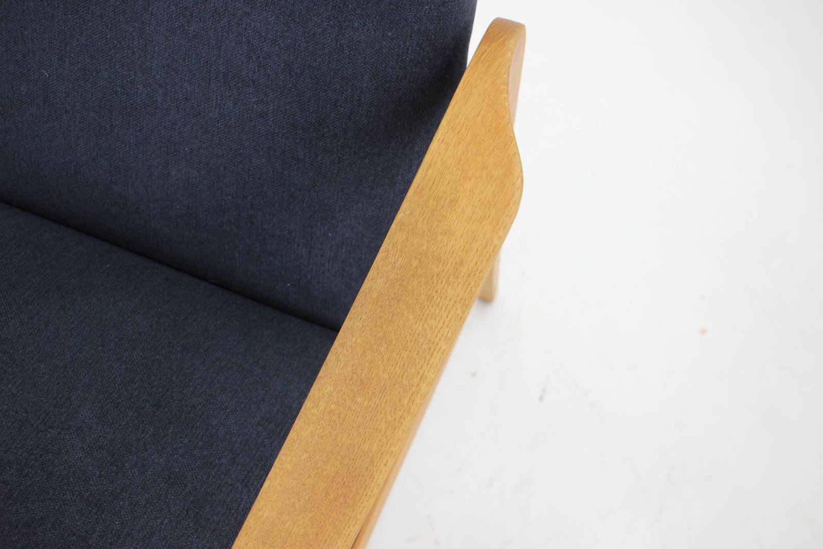 photo furniture 1960s Oak Reclining Wing Chair, Czechoslovakia