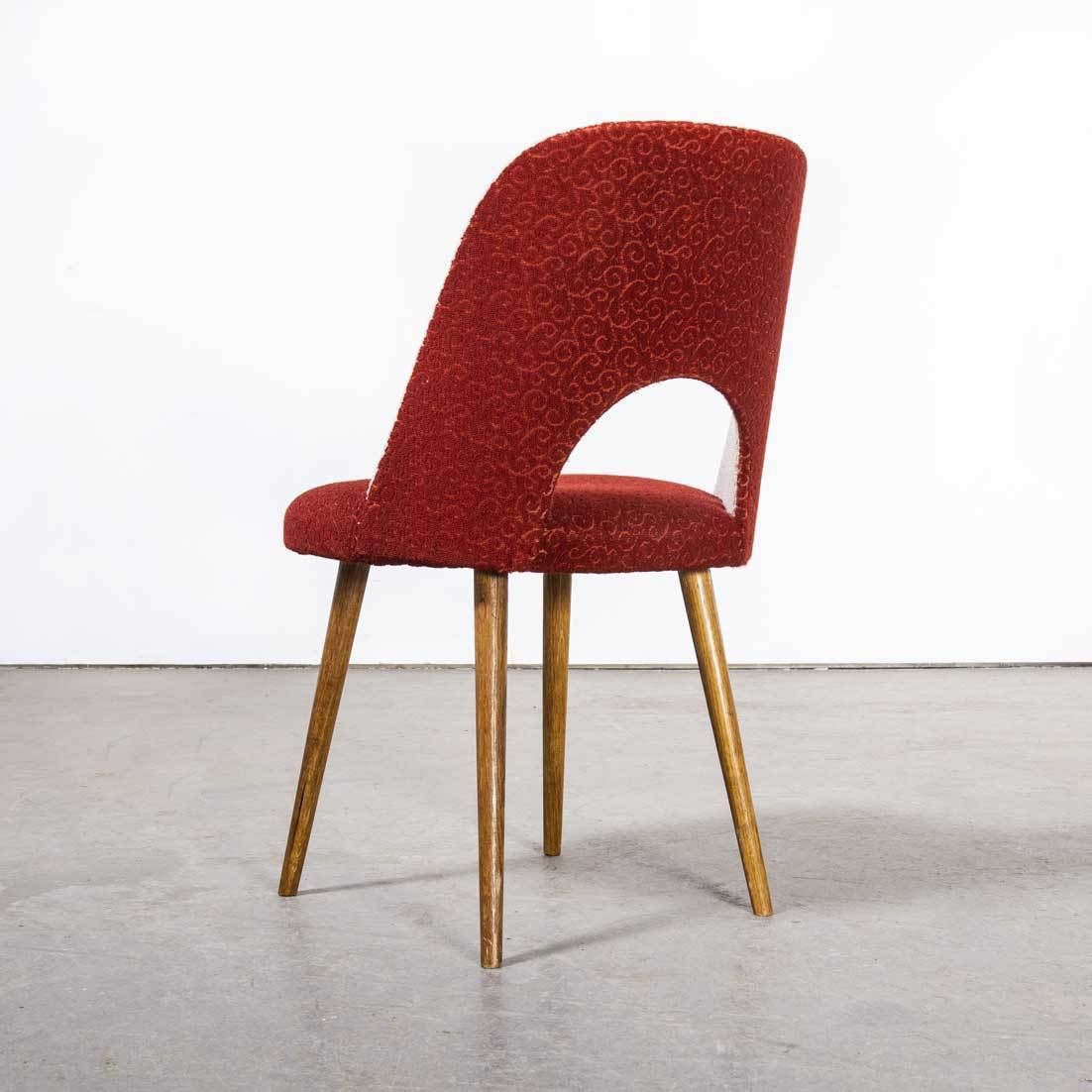1960’s Set Of Three Upholstered Dining Chairs – Oswald Haerdtl. photo vintage