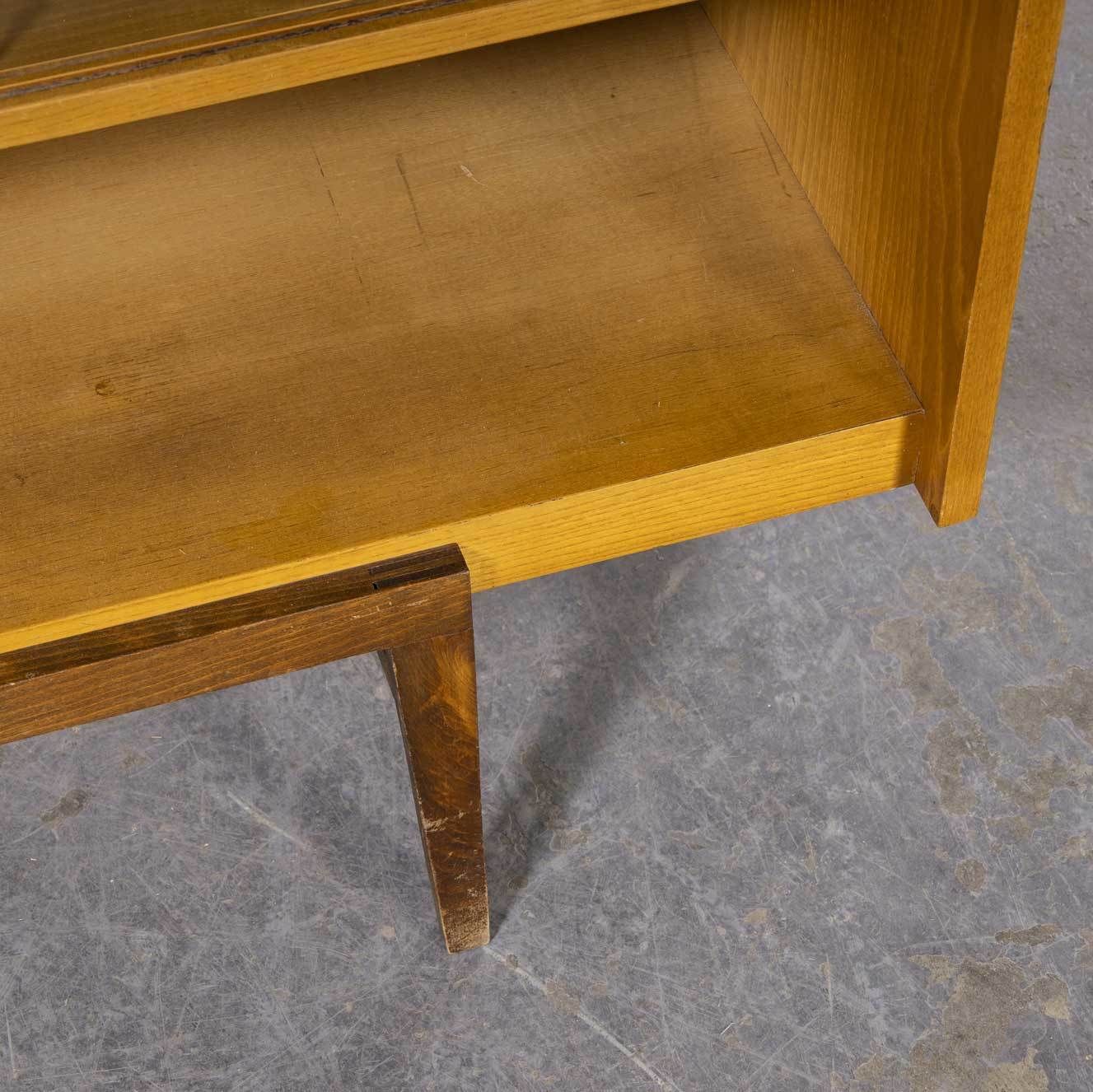1960’s Large Mid Century Glass Fronted Cabinet – Up Zavody photo Furniture