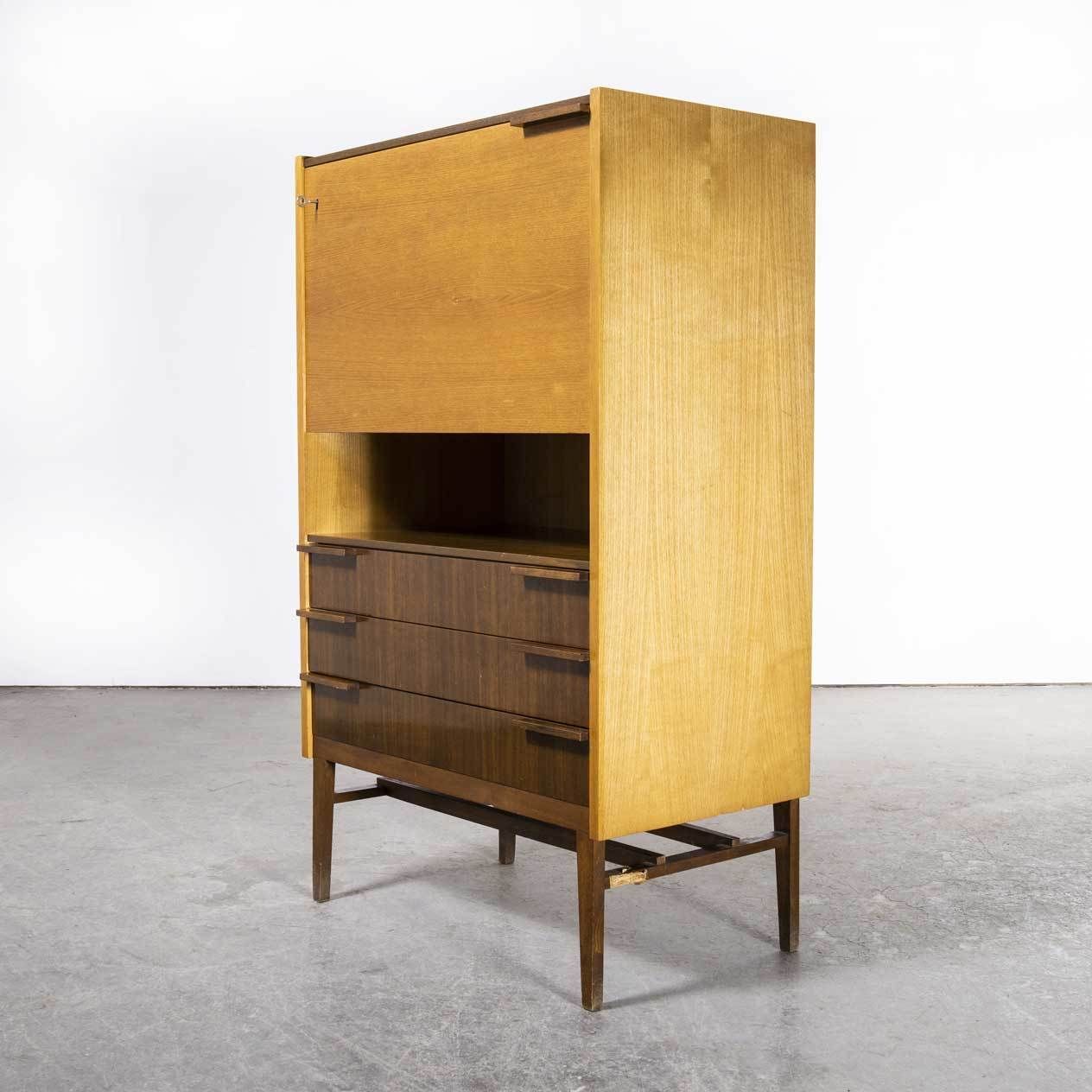 1960’s Large Mid Century Desk  Cabinet – Up Zavody