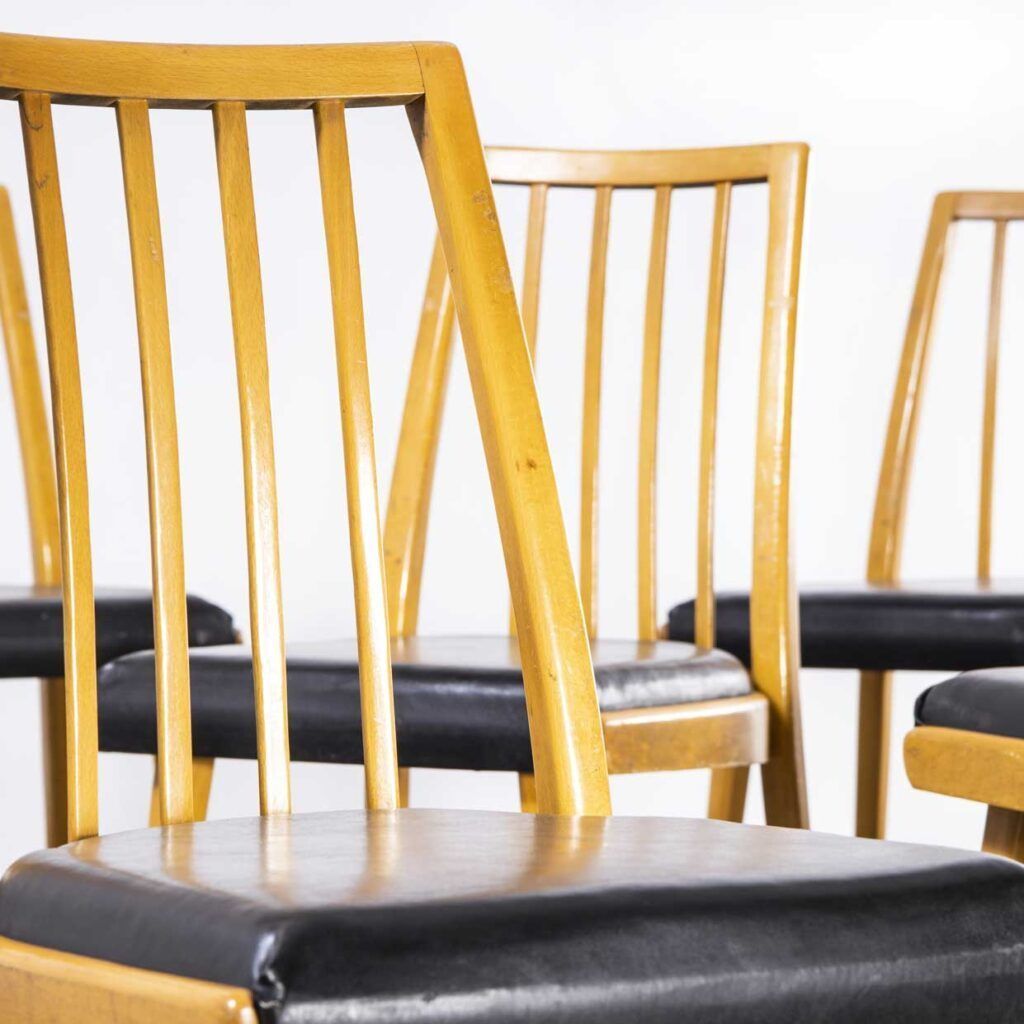 1960’s Mid Century Upholstered Dining Chairs By Interier Praha – Set Of Six photo vinterior