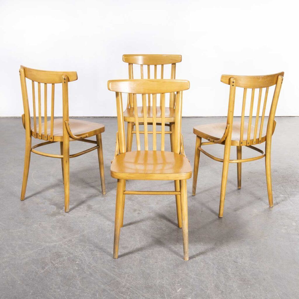 1960’s Bentwood Dining Chair By Ton – Set Of Four