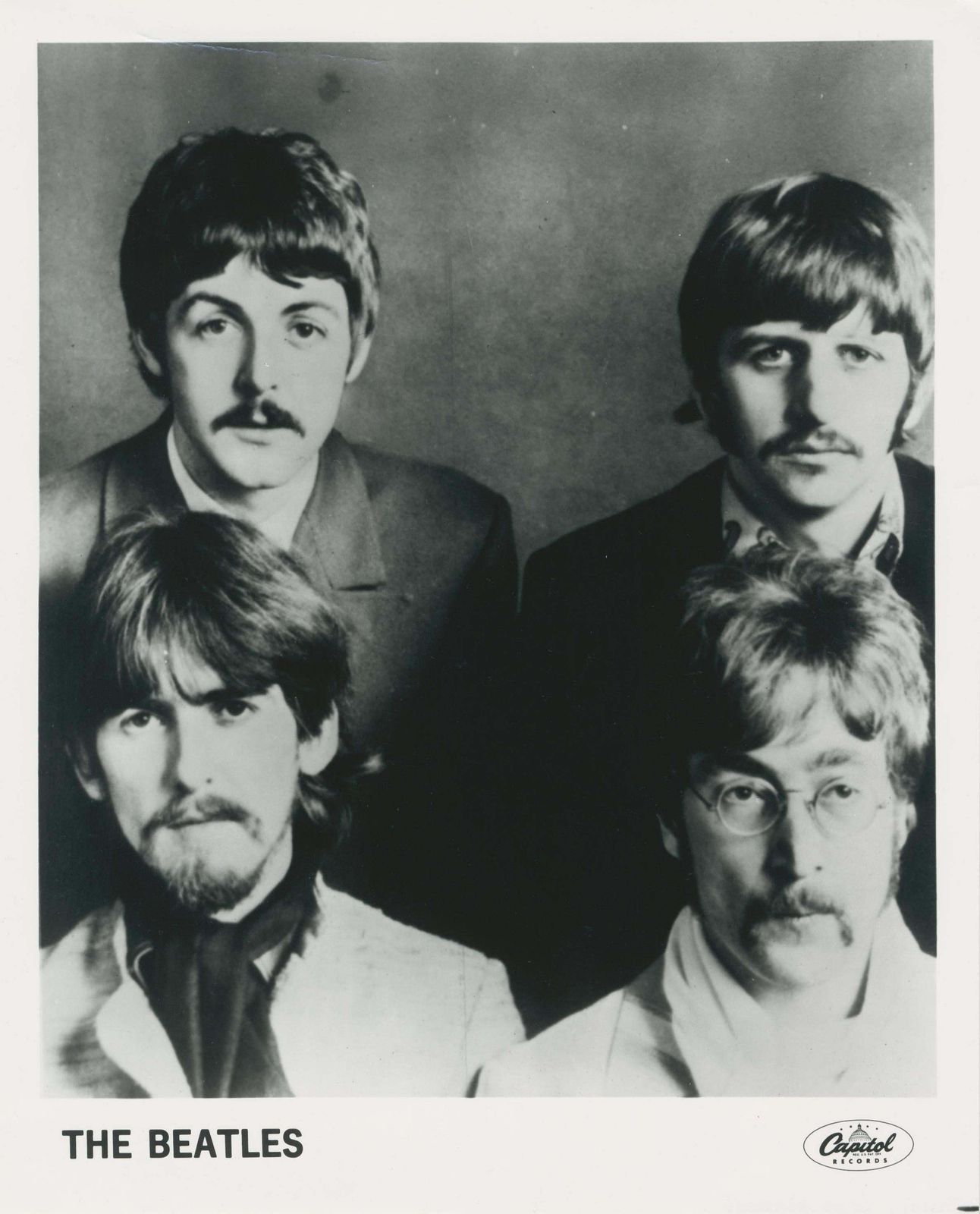 The Beatles, Black And White Photography, Studio Shoot, 1967, 20,2 X 15 Cm