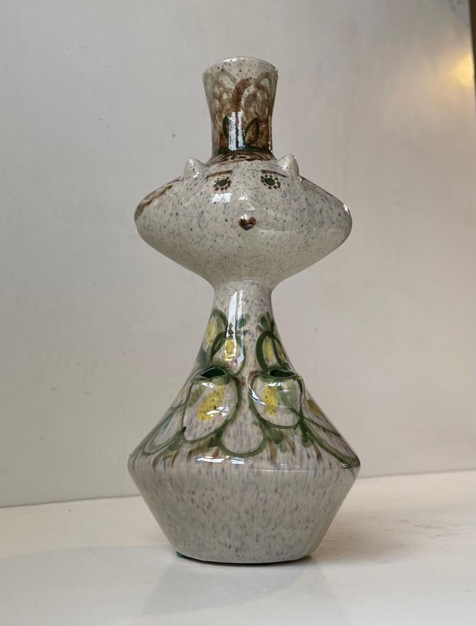 Glazed Sculptural Stoneware In The Style Of Pablo Picasso, 1960s photo Home Decor