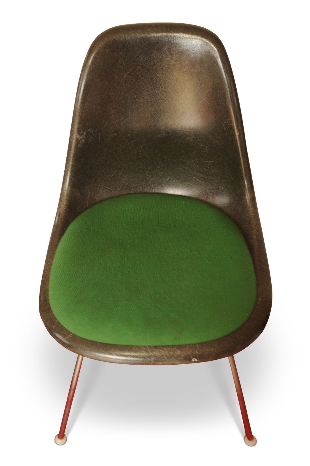 Charles & Ray Eames For Herman Miller Dss Fibreglass Upholstered Chair With Chrome Base Ol photo buy