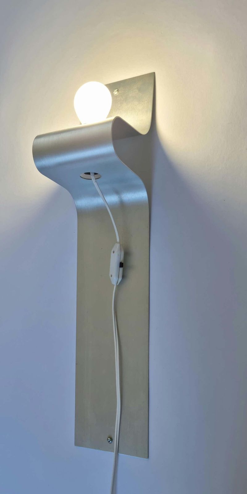 Set Of Four Mid Century Wall Lamps, Italy, 1980s photo for sale