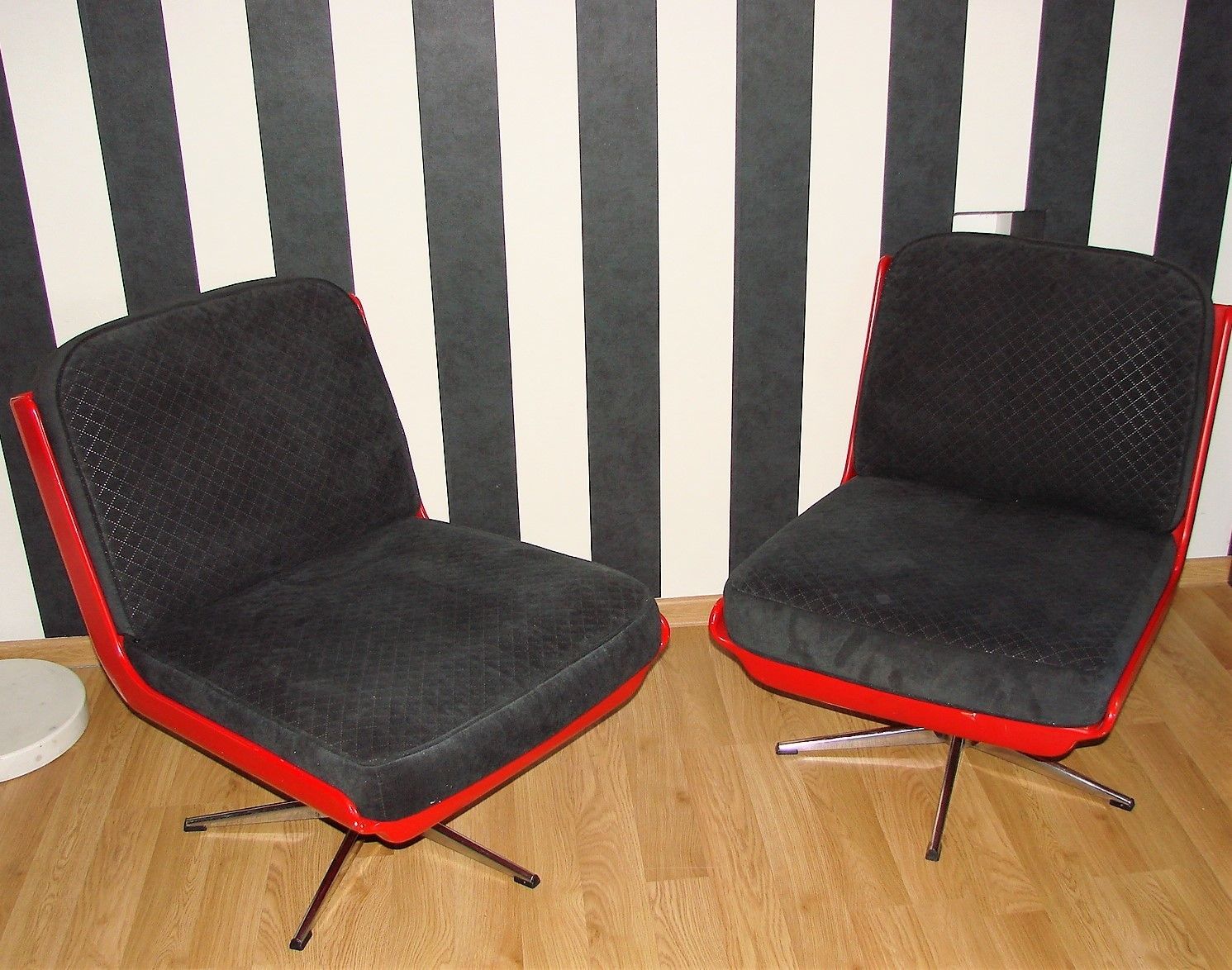 Pair Of Dinna Veb Mobel Kombinat Armchairs, Germany 1960s photo for sale