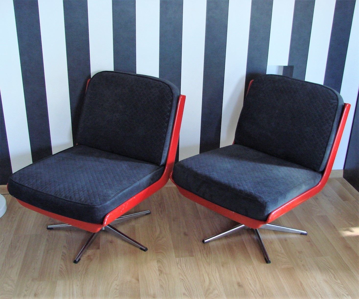 Pair Of Dinna Veb Mobel Kombinat Armchairs, Germany 1960s photo vintage