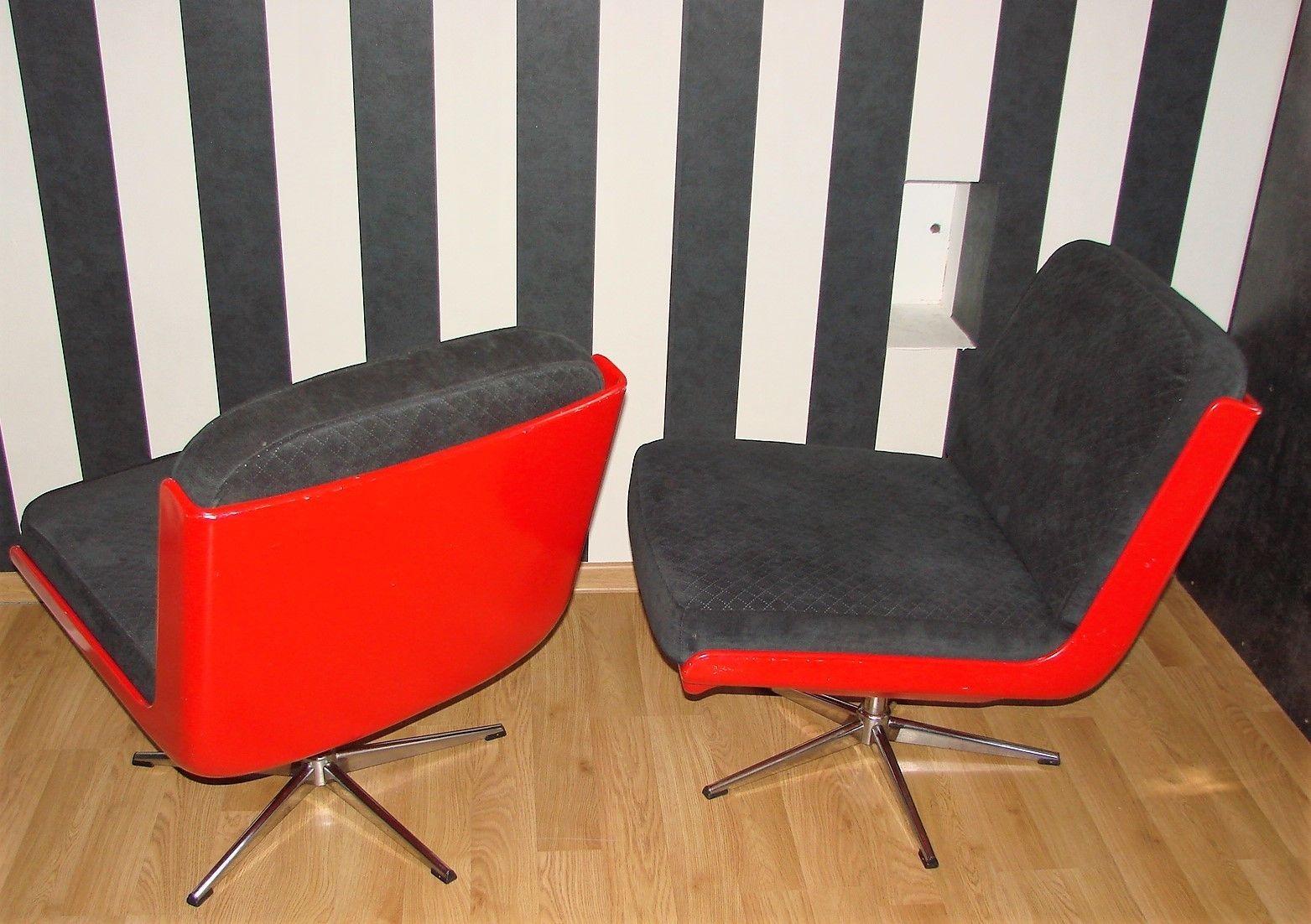 photo for sale Pair Of Dinna Veb Mobel Kombinat Armchairs, Germany 1960s