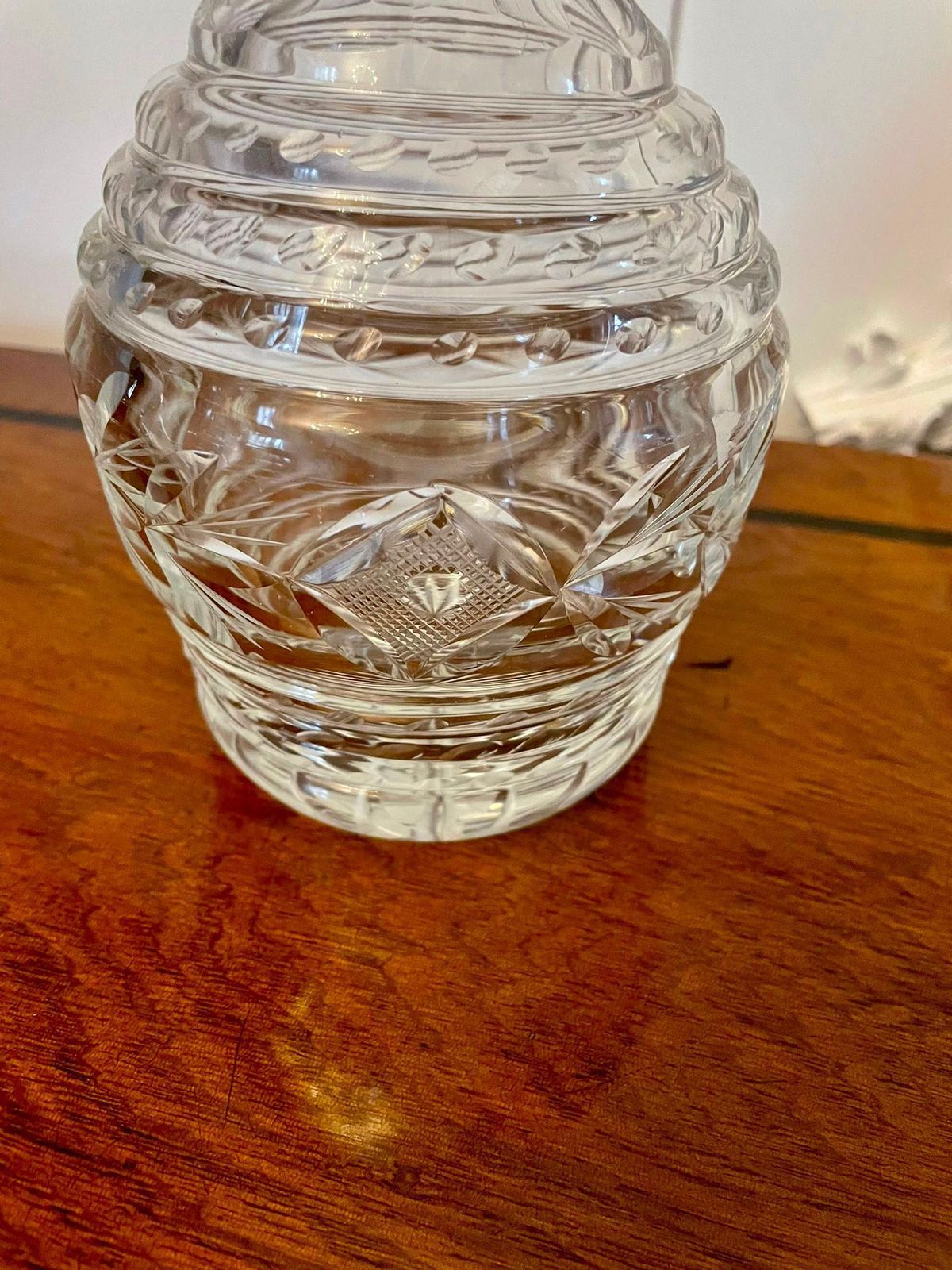 Pair Of Antique George III Quality Cut Glass Shaped Decanters photo buy