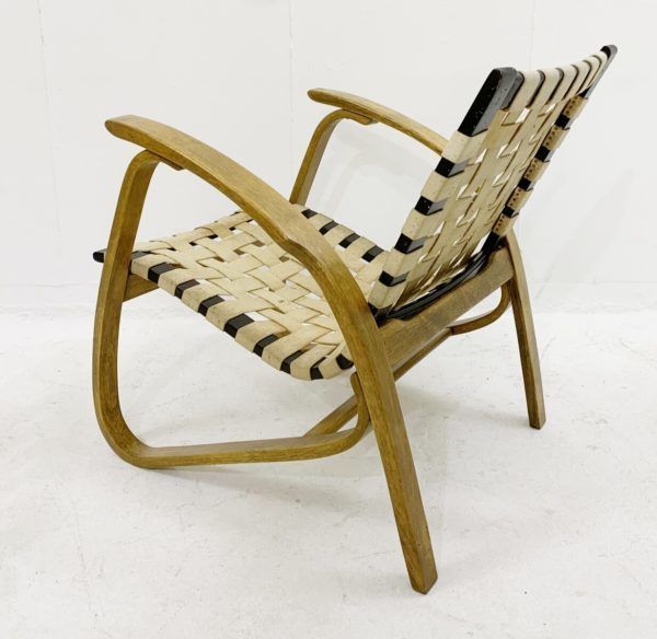 Pair Of Mid Century Bentwood Armchairs By Jan Vanek For Up Závody photo vintage