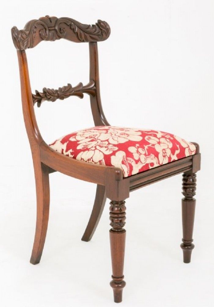Pair Antique Regency Arm Chairs In Rosewood Dining Chair photo furniture