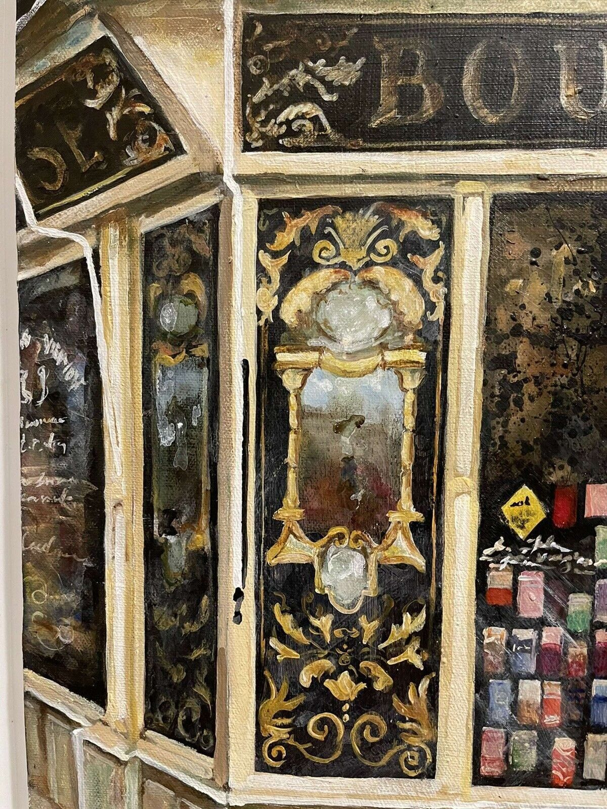 Melissa Sturgeon Boulangerie Vienniose Original Oil On Canvas Painting photo 995.0