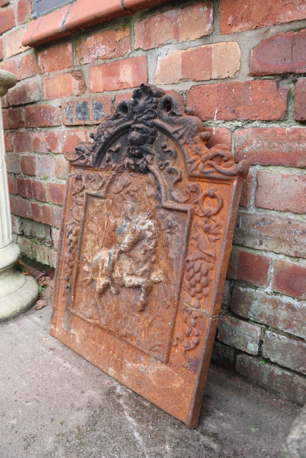 A Quality Cast Iron Arch Top Fireback photo furniture