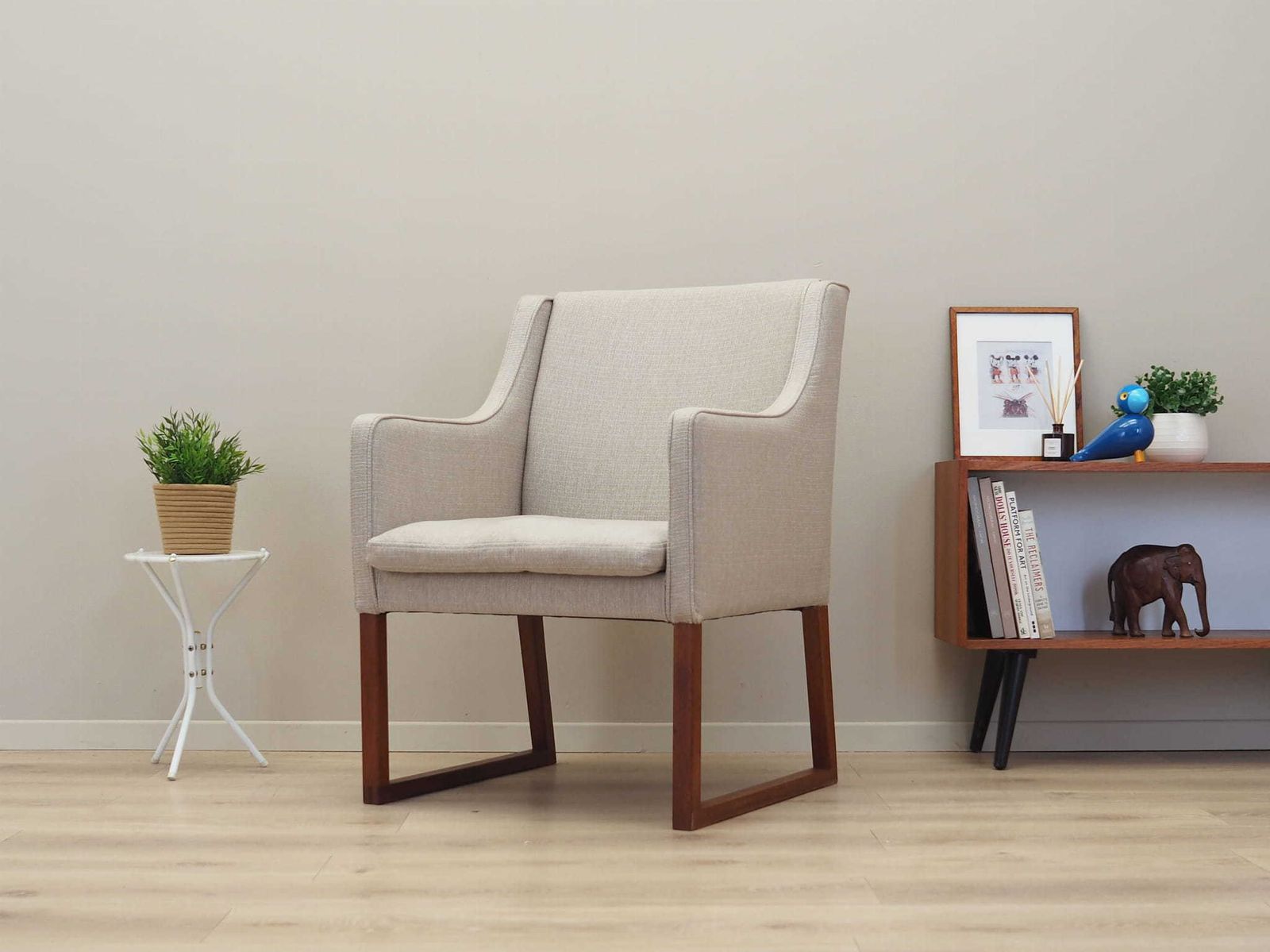 Teakhouten Fauteuil, Deens Design, Ca. Jaren 1970 – Borge Mogensen Voor Fredericia Furniture photo for sale