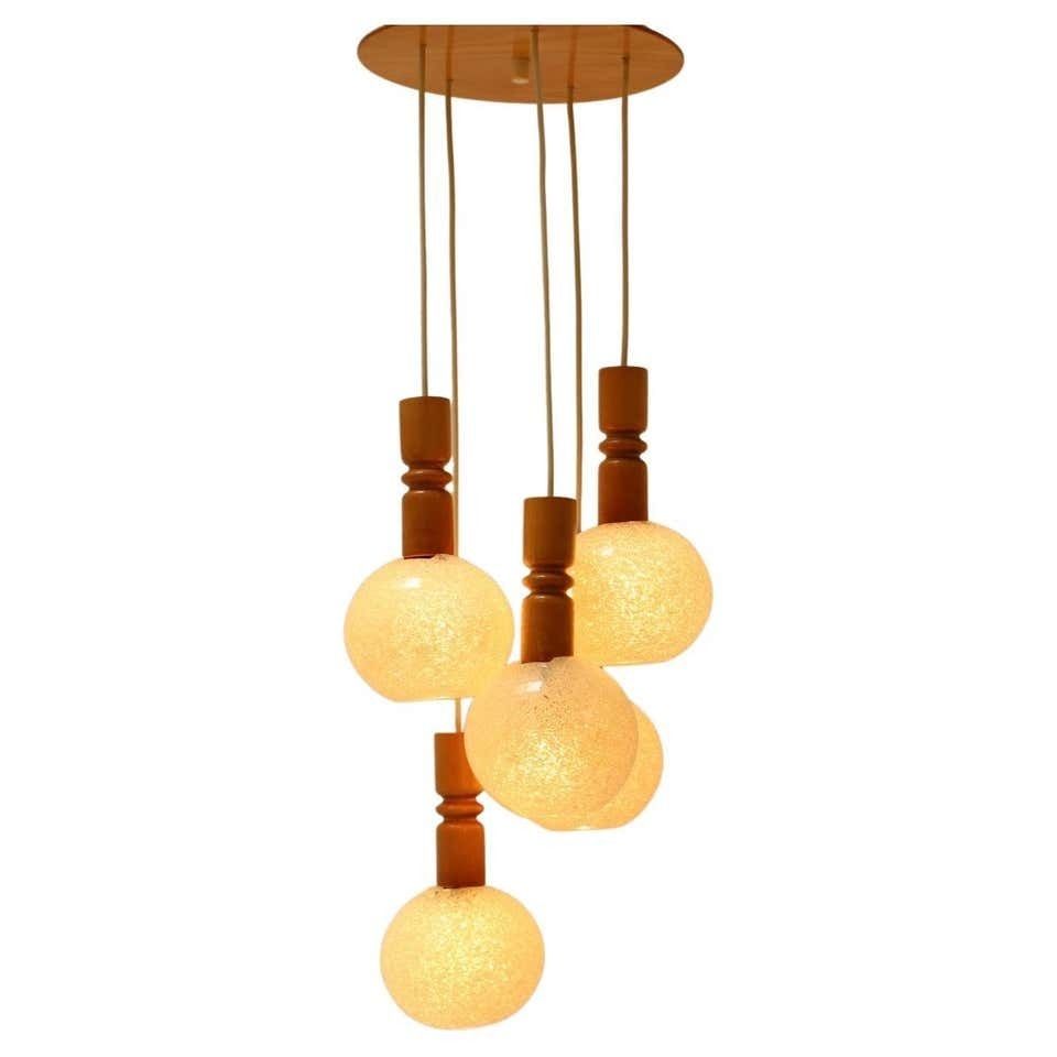 Midcentury Adjustable Chandelier By Pokrok žilina, 1970s photo furniture