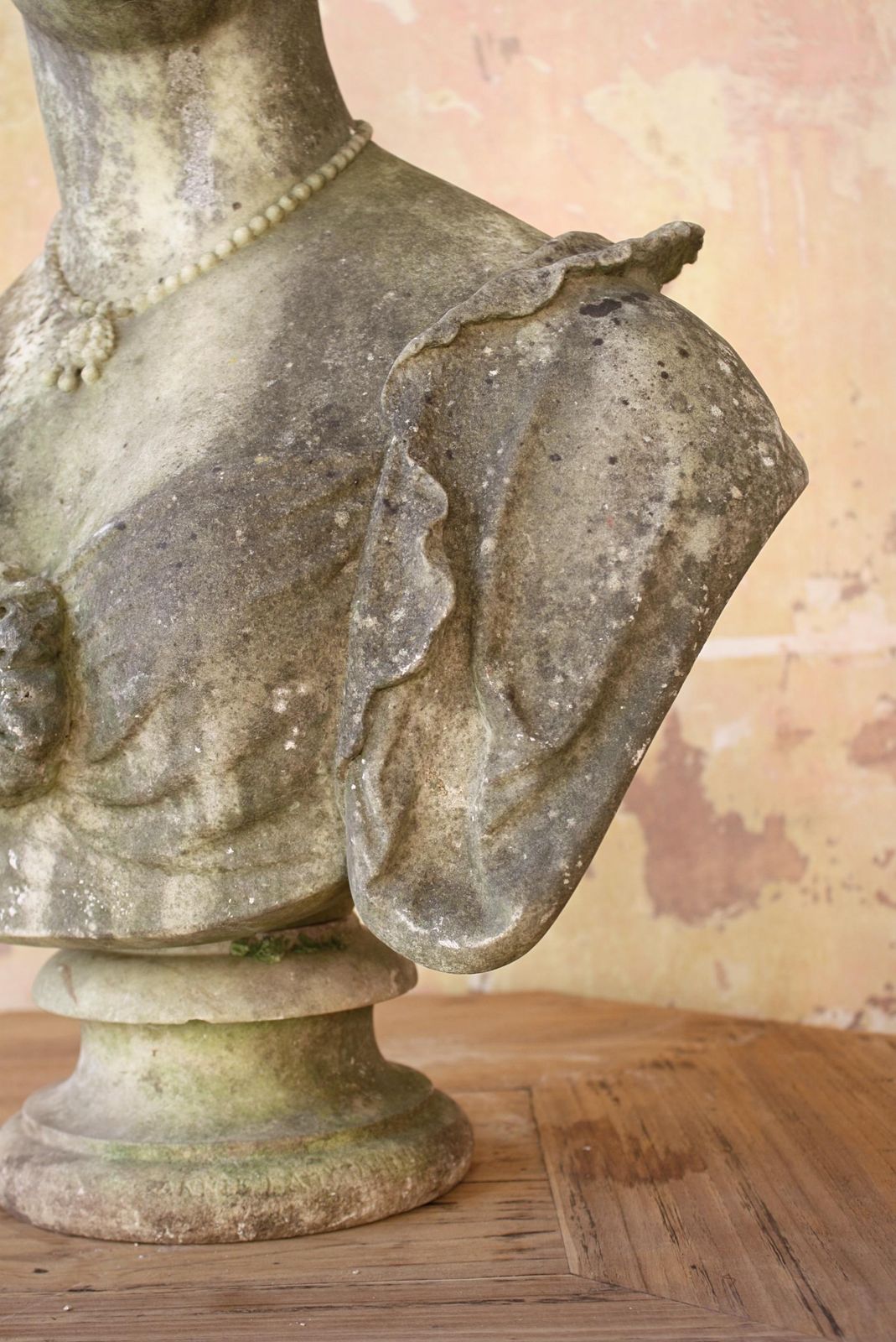 19th Century Philanthropist Annie, Lady Jerningham Large Marble Bust W.R.Ingram photo vinterior