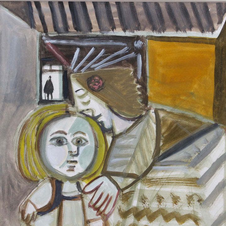'The Family' By Raymond Debiève (1984) photo vinterior