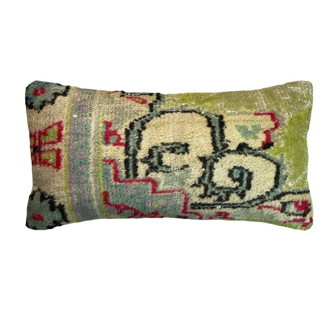 Vintage Hand Made Rug Cushion Cover Decorative Rug Pillow Cover