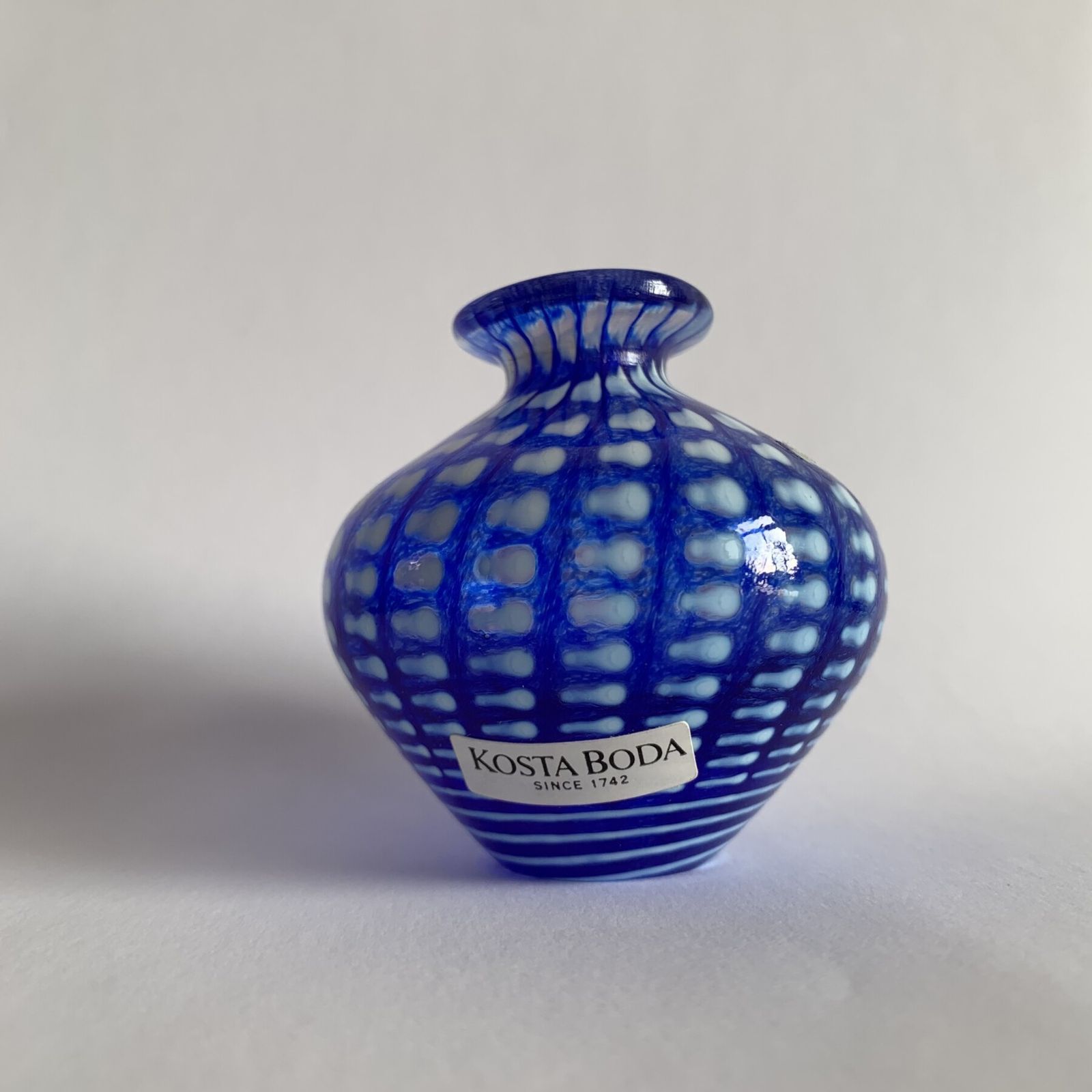 Bertil Vallien For Kosta Boda Miniature Vase 1990's photo Home Decor
